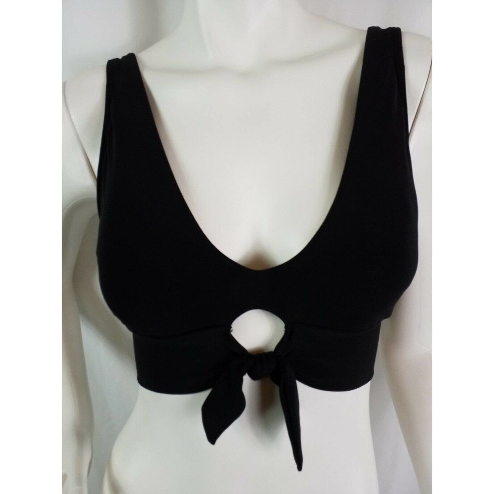 Robin Piccone Swim Top Ava Knot Bikini Padded Cups